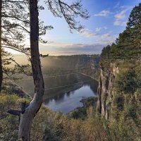 Рассвет на реке Ай. :: Татьяна Попова