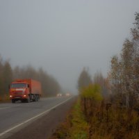 НА ДОРОГАХ ТУМАН, ВИДИМОСТЬ ... :: Владимир Железнов