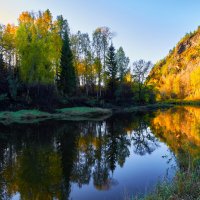 Заходило осеннее солнце. :: Юрий кот