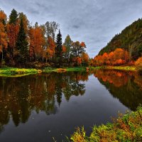 Сентябрьский вечер на реке. :: Юрий кот