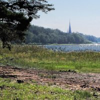 Пейзаж с кирхой :: Александр Ильчевский 