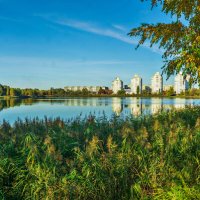 Озеро в городе :: Андрей Сосновский