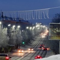 снежный город Мончегорск :: Людмила Романова