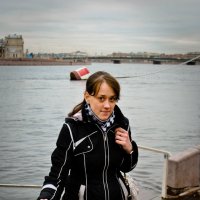 девушка на набережной :: Екатерина Яковлева