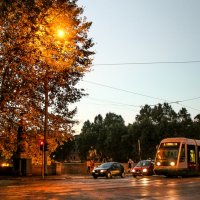 Вечерний трамвай. :: Дмитрий Климов