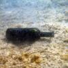 Бутылка с вином на морском дне. :: Александр Малышев