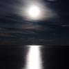Лунная дорожка блистает серебром... :: Сергей Погодаев