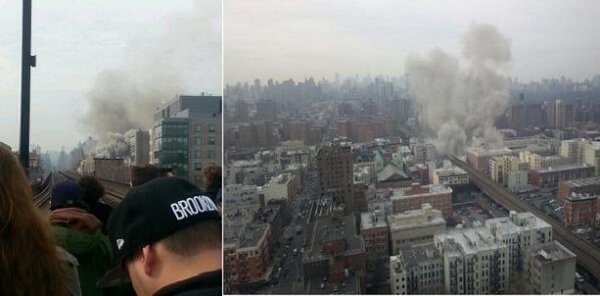 Взрыв бытового газа в Нью-Йорке, есть жертвы