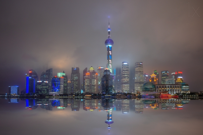 Aото городской пейзаж - Шанхай