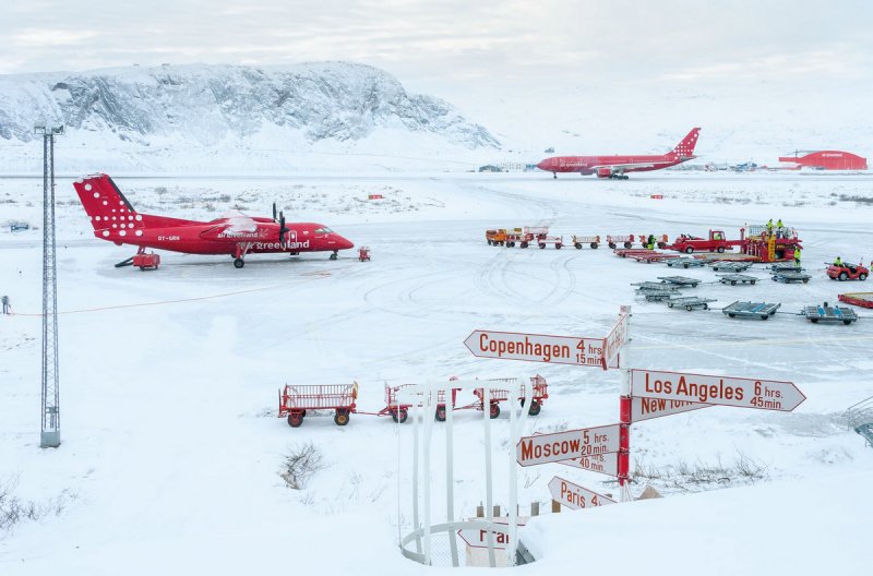 Автор фото: Энди Холлиман (Andy Holliman). Место съёмки: аэропорт Кангерлуссуак, Гренландия.