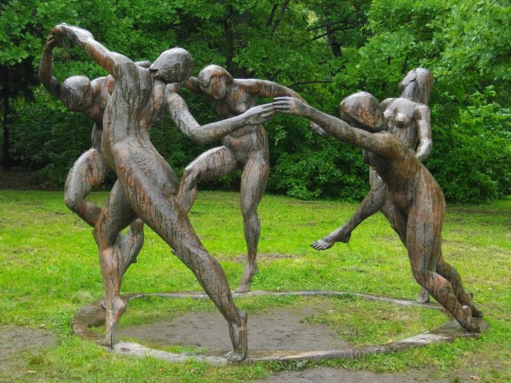 Танец в 3D. По картине "Танец" Анри Матисса (1869-1954) (Франция)