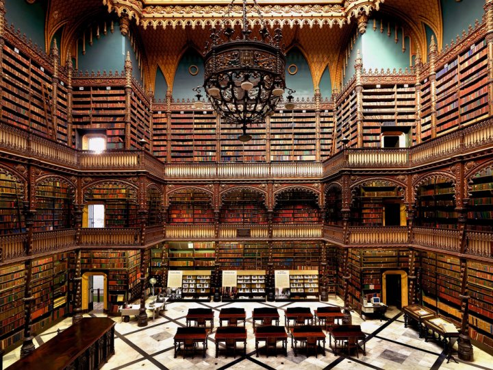 Португальская королевская библиотека. Рио-де-Жанейро, Бразилия.