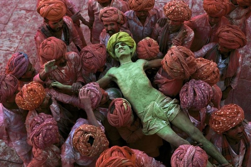 Фестиваль Холи, Раджастхан, Индия, 1996