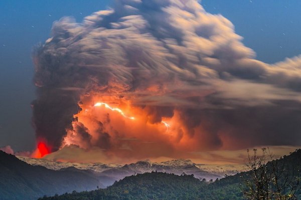 Лучшие фото кадры извержения вулканов мира - №2