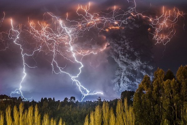 Лучшие фото кадры извержения вулканов мира - №6