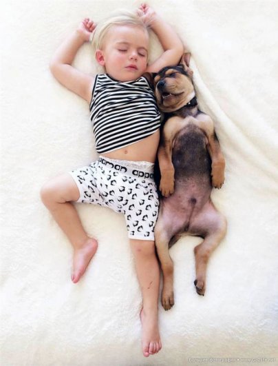 Милые дети и собачки - новый тренд Instagram - №1