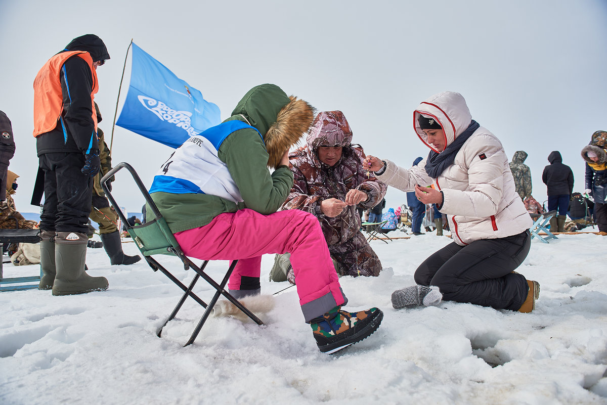 Соревнование по ловле корюшки1 - Маргарита Лапина