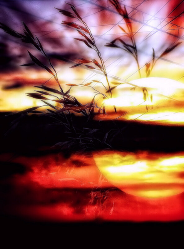 Летний закат солнца - Delete Delete