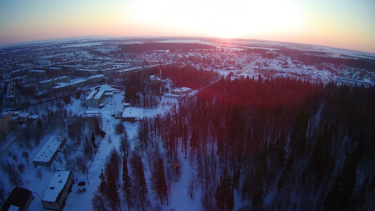 Закат над городом - Денис 