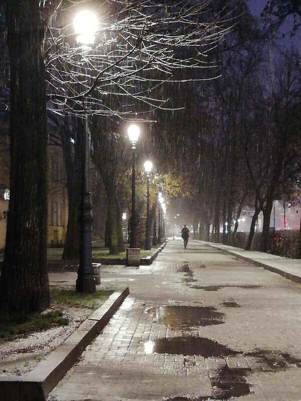 Ночь, улица, фонарь.. :: Людмила 