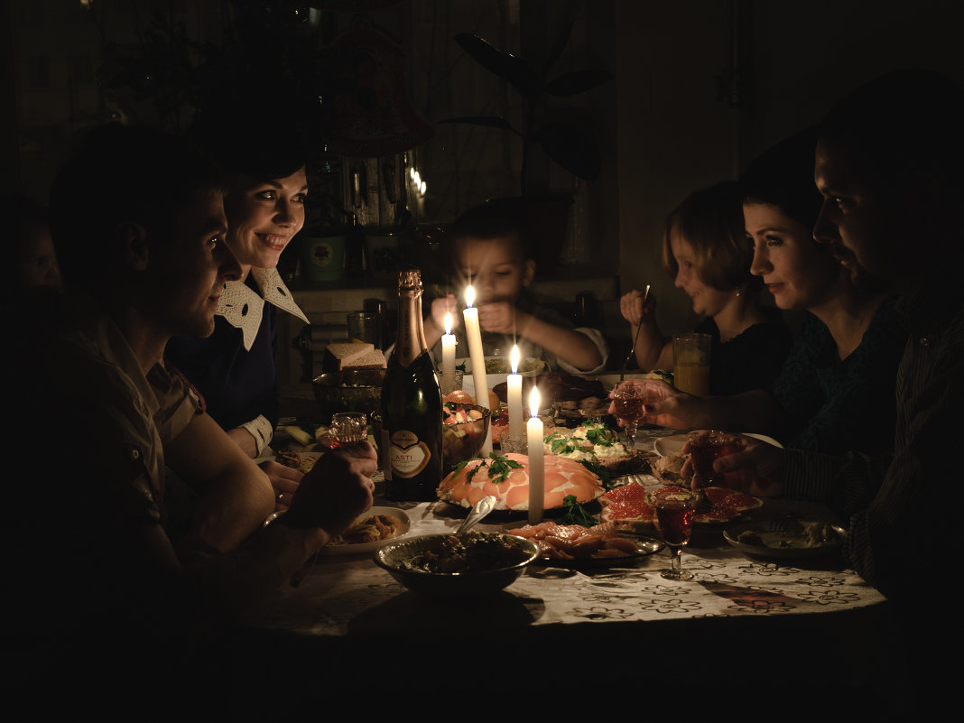 дружеский ужин. - Владимир Сплендер