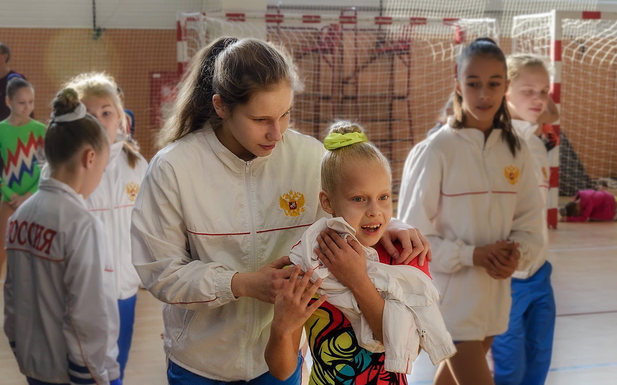 После выступления. Дети и спорт. - Евгений Герасименко