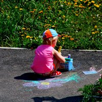 Я рисую на асфальте :: Дмитрий (Горыныч) Симагин