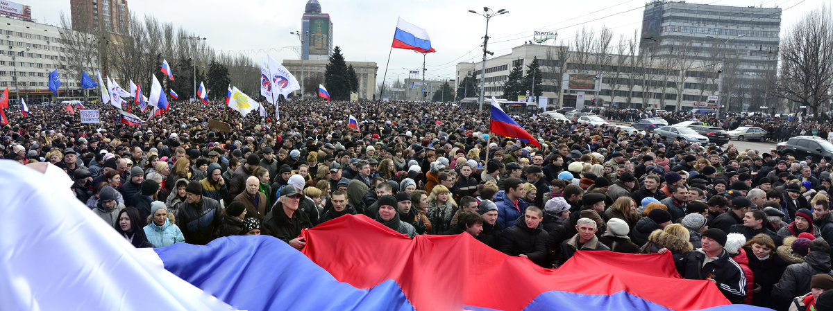 Митинг Народного Ополчения Донбасса. - Дмитрий тчк.