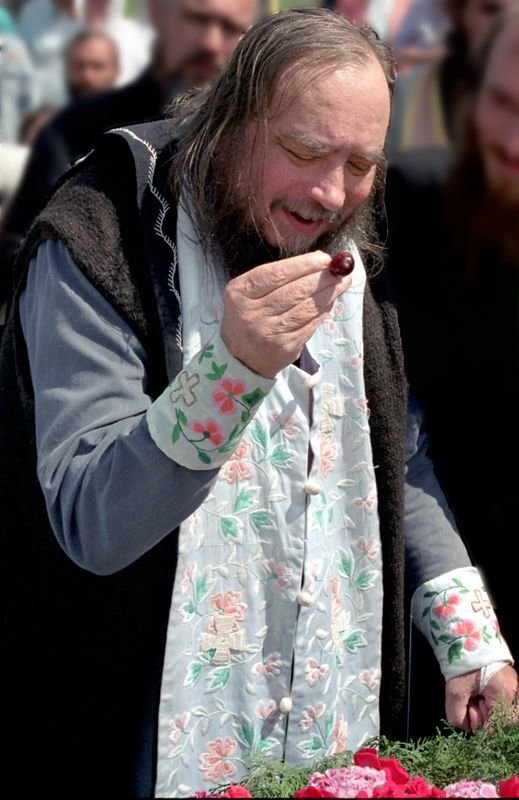 Схиархимандрит Зосима. На водосвятном молебне. - иерей Андрей Схиархимандрит Зосима. На водосвятном молебне. - иерей Андрей