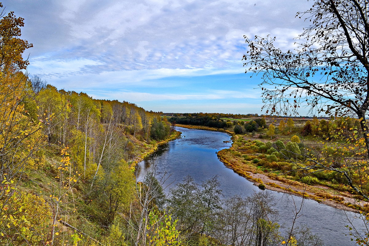 Осень на Мсте. - Константин Иванов