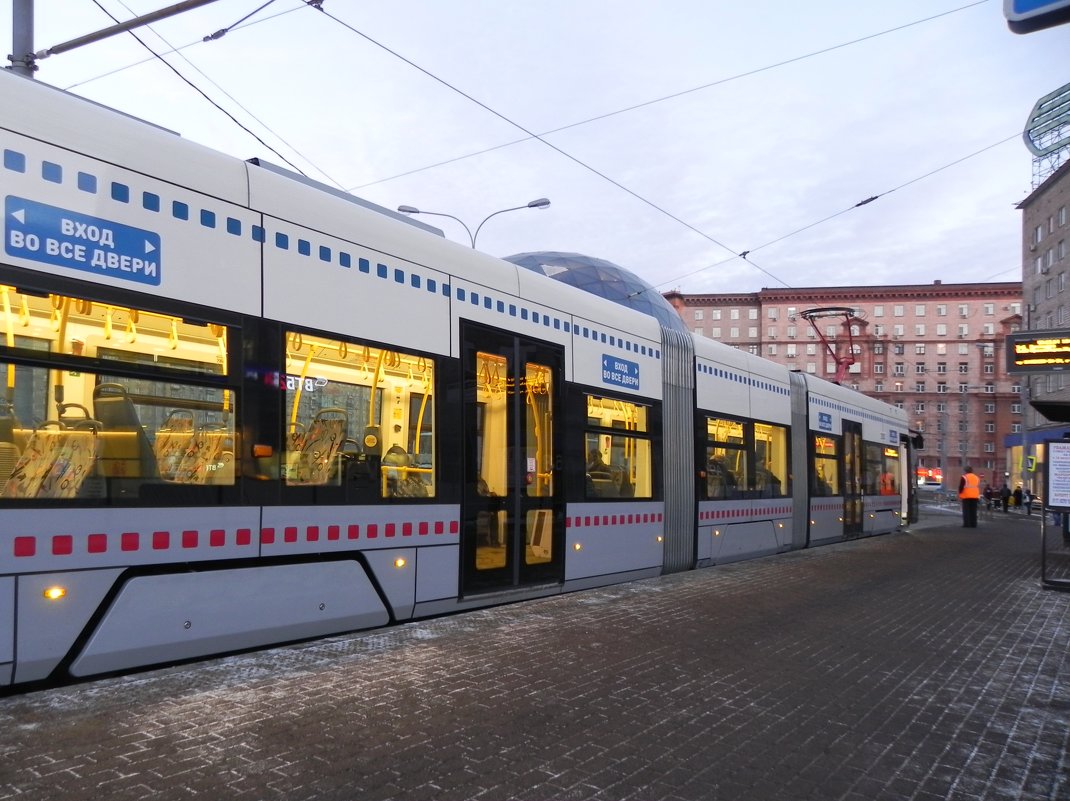 Новый московский трамвай. - Oleg4618 Шутченко Новый московский трамвай. - Oleg4618 Шутченко