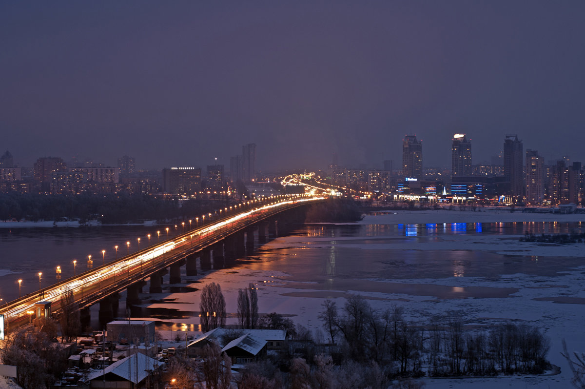 Winter city - Roman Ilnytskyi