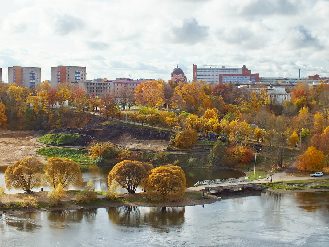 Ивангородская крепость. Вид на Нарву - Николай 