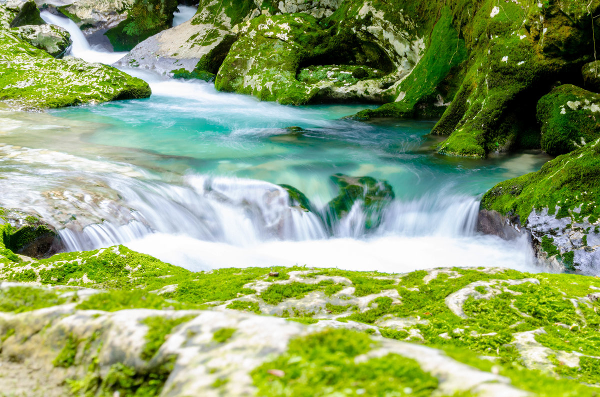 Горная река, Абхазия - Андрей Володин Горная река, Абхазия - Андрей Володин