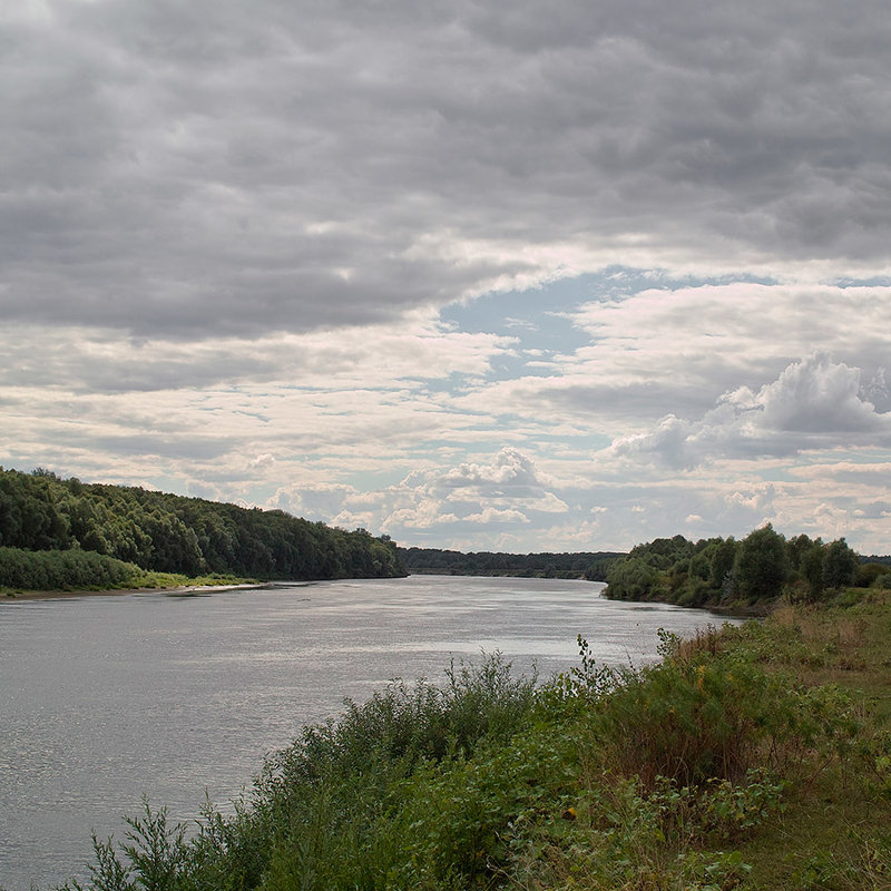Облака над рекой. - Андрий Майковский