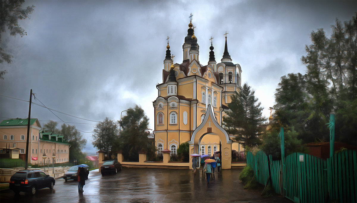 Воскресенская церковь. Томск, август - Edward Metlinov