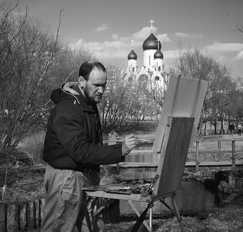 Люди за работой - художник - Дарья Блохина