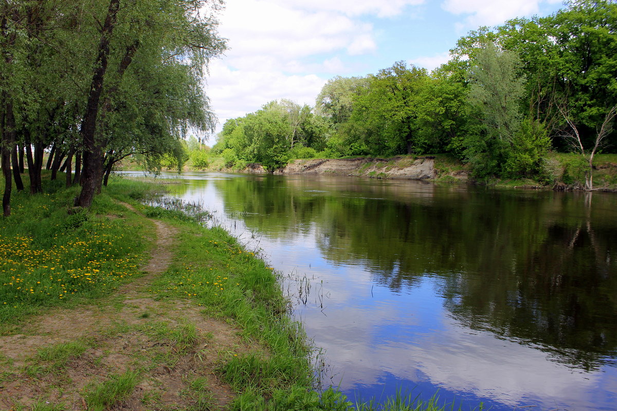 В реку смотрятся облака... - Валентина ツ ღ✿ღ