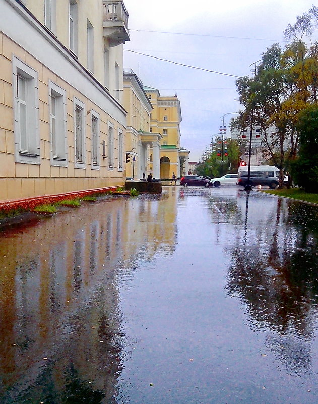 А на улице дождь... Он все льет неустанно. - Анна Приходько