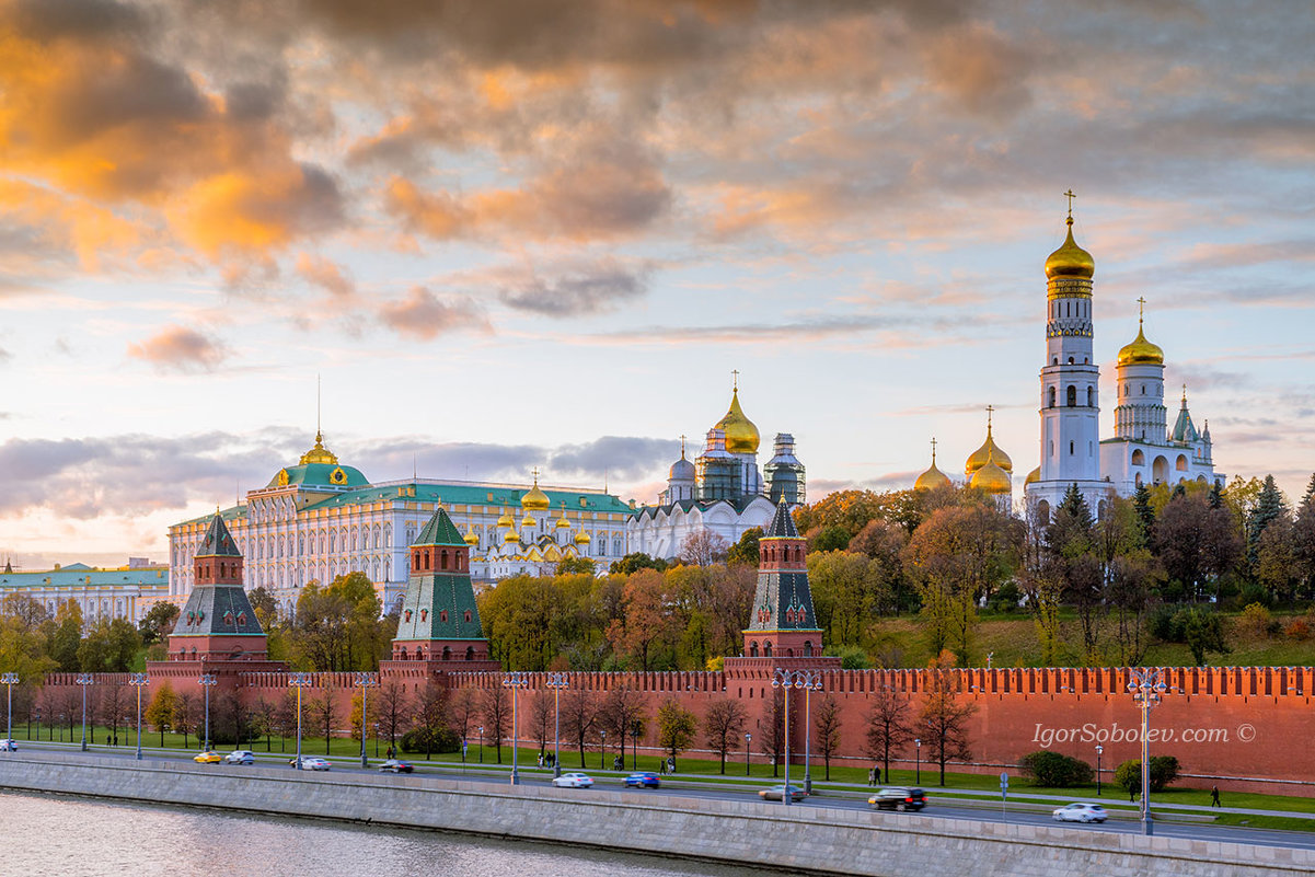 Московский кремль на закате. - Игорь Соболев