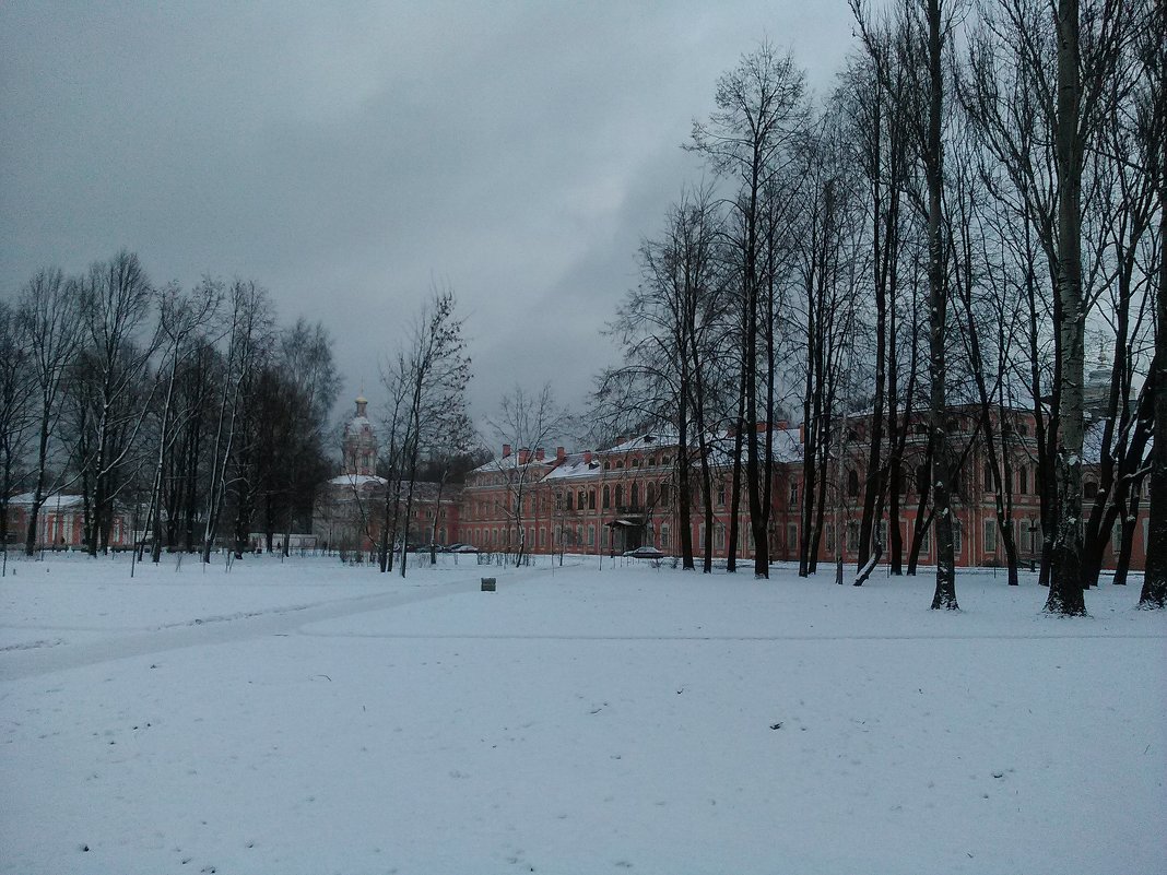 Зима в Александра-Невской Лавре. (Санкт-Петербург). - Светлана Калмыкова