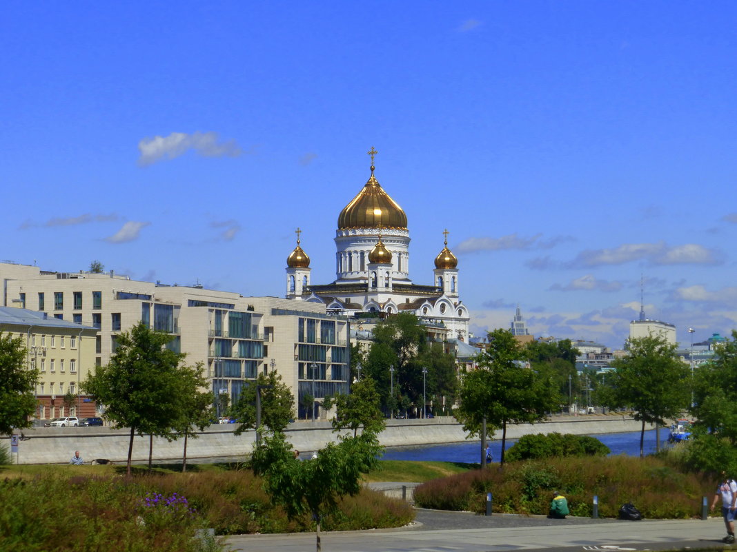 Храм Христа Спасителя с Крымской набережной - Татьяна Лобанова Храм Христа Спасителя с Крымской набережной - Татьяна Лобанова