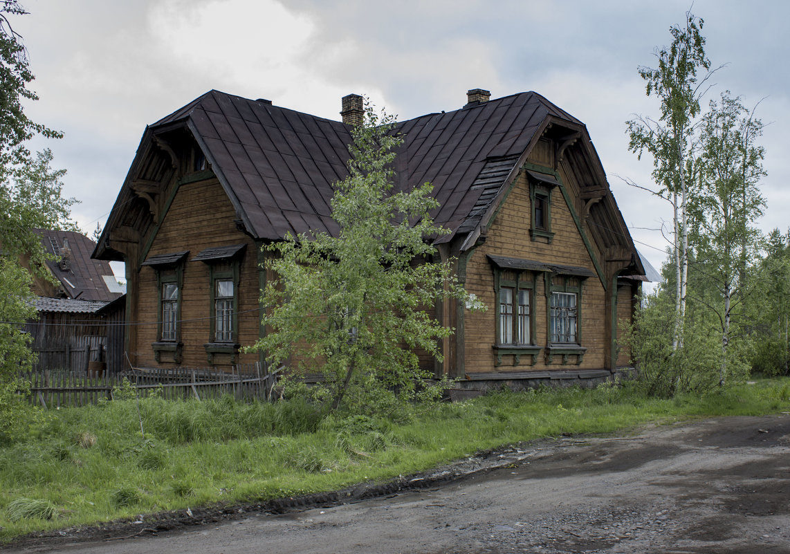 ст.Няндома. "Дома укутанные шалью" - Ольга Лиманская