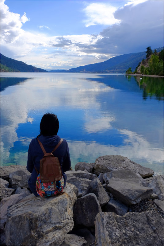 Kalamalka lake in BC Canada. - Alexander Hersonski