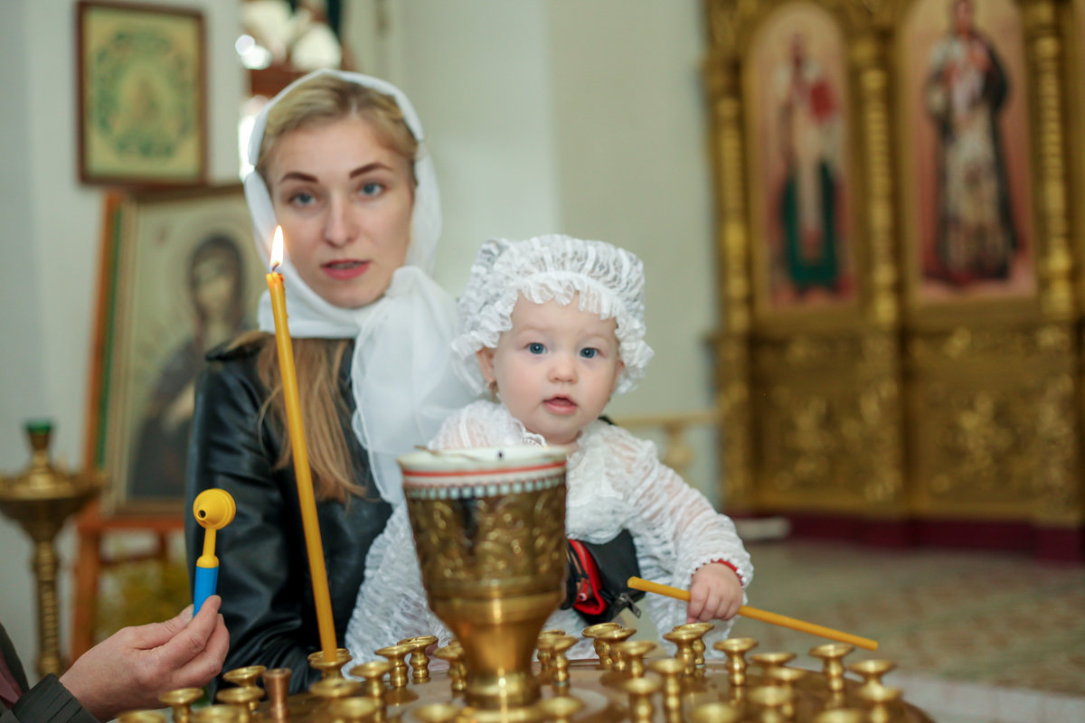 Крещение  малышки  Шерья - Наталья 