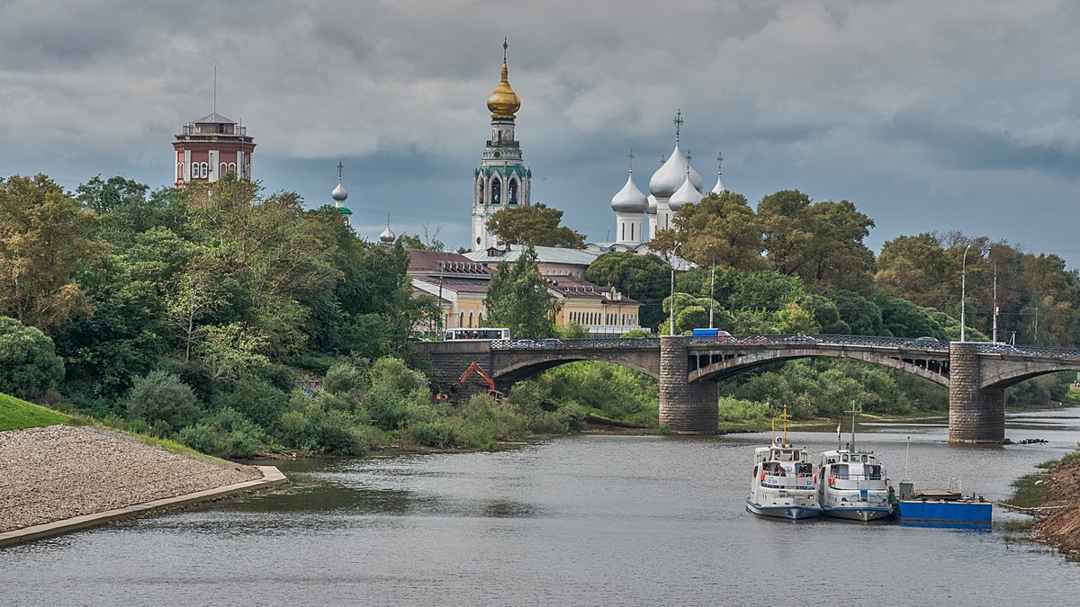 Пейзаж с мостом. - Roman M,