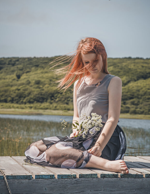 рыжая девушка - Яна Пикулик