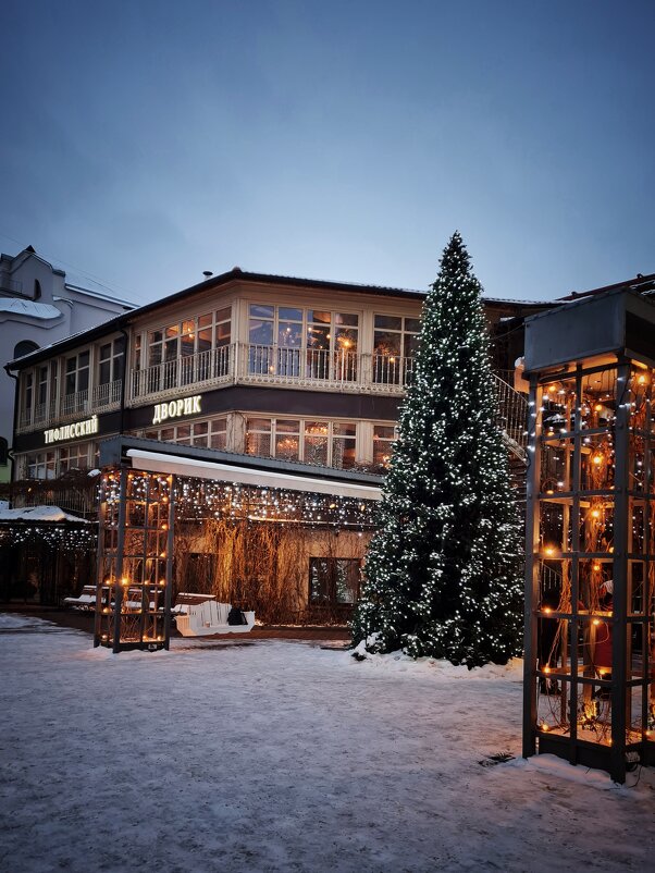 Москва. Остоженка. Новогодние зарисовки. - Надежда Лаптева Москва. Остоженка. Новогодние зарисовки. - Надежда Лаптева