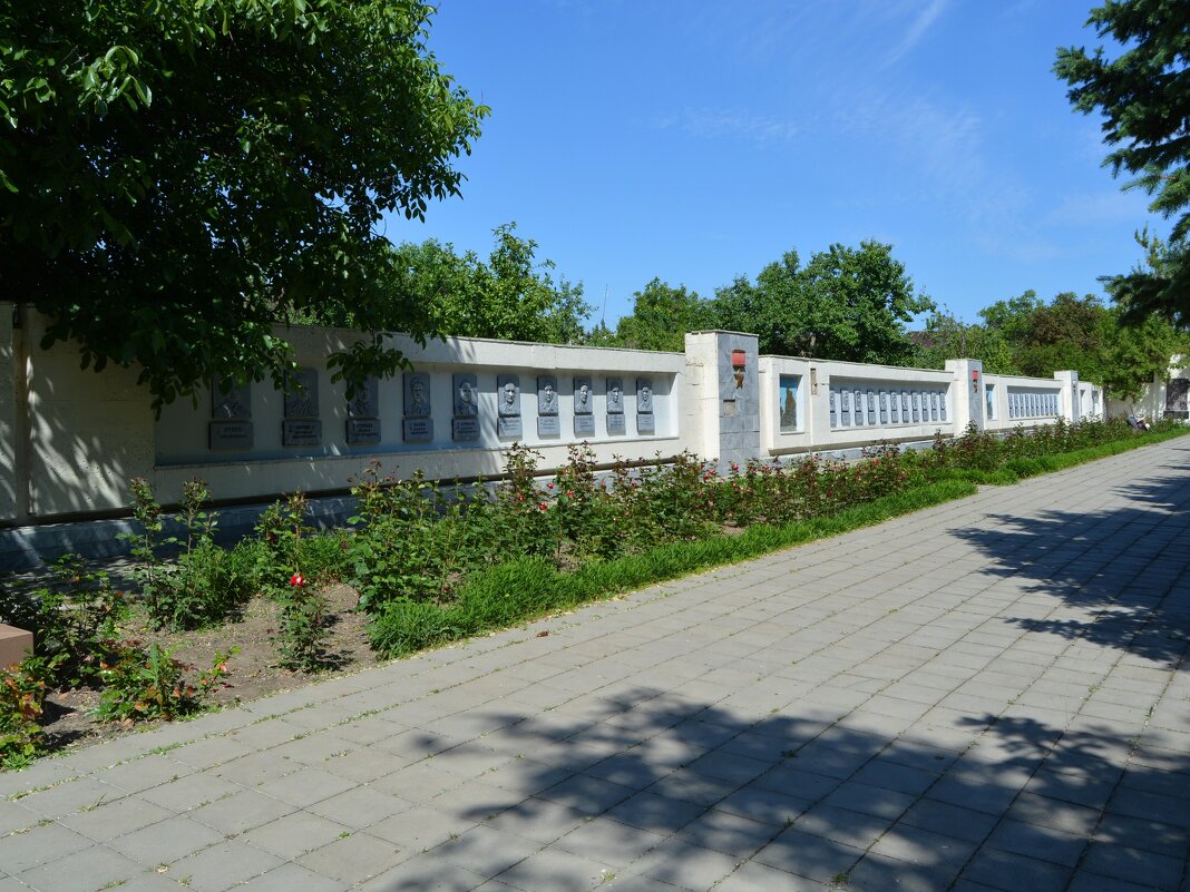 Белая Калитва. Аллея Героев. - Пётр Чернега Белая Калитва. Аллея Героев. - Пётр Чернега