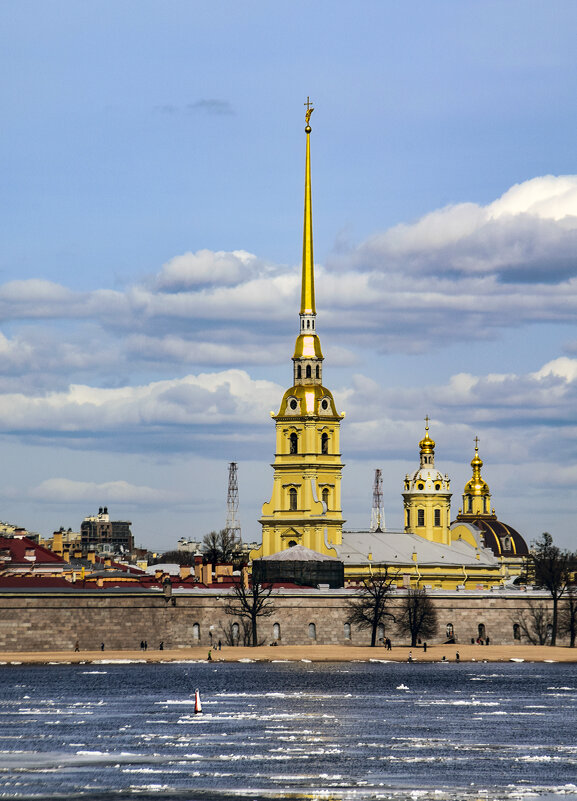 Петропавловка в ледоход - Стальбаум Юрий 